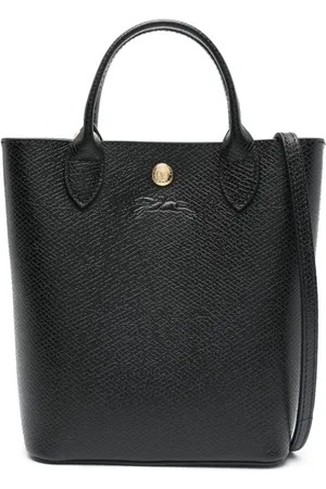 Longchamp Taske, Dame, Sort, ONE SIZE, Uld, Sort Kalveskind Skuldertaske