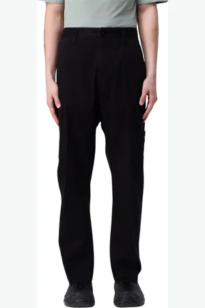 Stone Island Bukser, Herre, Sort, W29, Sorte Cargo Bukser til Mænd