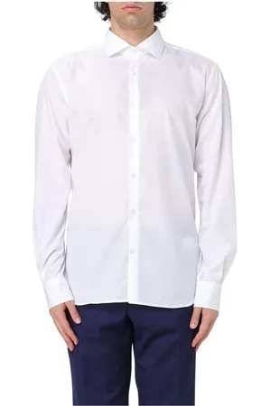 BROOKSFIELD Skjorte, Herre, Hvid, 3XL, Bomuld, Klassisk bomuldsskjorte i hvid