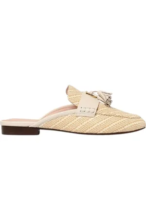 Coccinelle Sko, Dame, , 38 EU, Uld, Sorte Raffia Tassel Mules til Kvinder