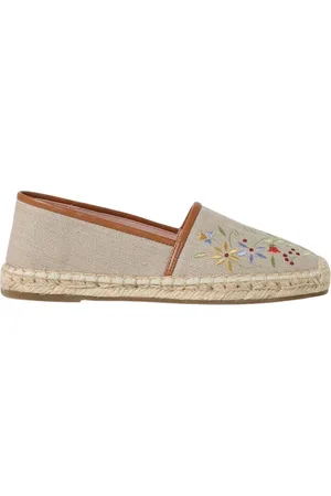 Coccinelle Sko, Dame, , 40 EU, Læder, Broderede Blomster Espadrilles