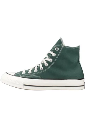 Converse Sko, Herre, Grøn, 36 1/2 EU, Klassiske Høje Sneakers