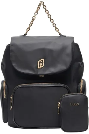 Liu Jo Taske, Dame, Sort, ONE SIZE, Uld, Stilfuld Bucket Bag & Rygsæk