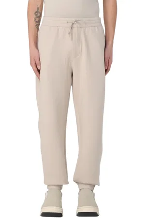 Emporio Armani Bukser, Herre, Grå, XL, Blå afslappede sweatpants til mænd