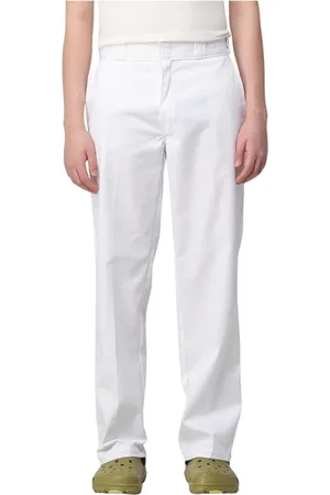 Dickies Bukser, Herre, Hvid, W28, Klassiske hvide arbejdsbukser