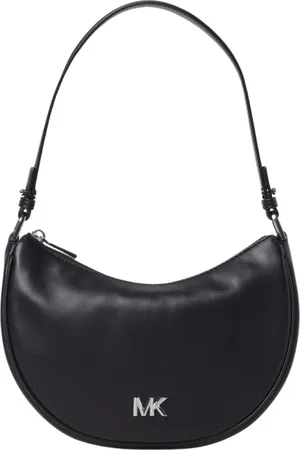 Michael Kors Taske, Dame, Sort, ONE SIZE, Læder, Elegant Beige Læderhåndtaske