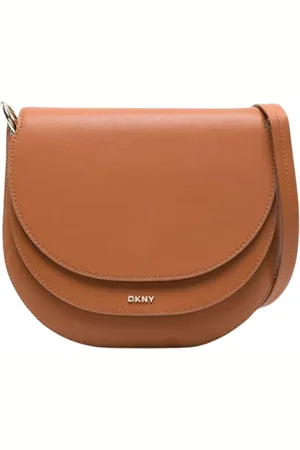 DKNY Taske, Dame, Brun, ONE SIZE, Uld, Læder skuldertaske