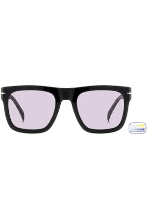 DB EYEWEAR BY DAVID BECKHAM Tilbehør, Herre, Sort, 54 MM, Uld, Sorte solbriller Ss25 Stilfuldt design