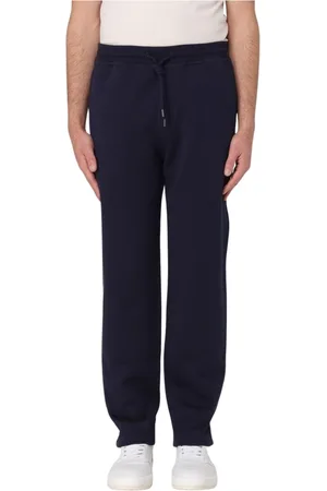 Brunello Cucinelli Bukser, Herre, Blå, S, Blå afslappede sweatpants