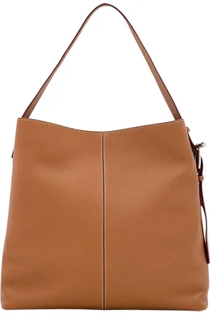 Alexander McQueen Taske, Dame, Brun, ONE SIZE, Uld, Sort læder skuldertaske Tote