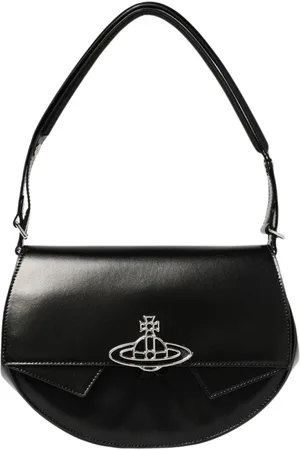 Vivienne Westwood Taske, Dame, Sort, ONE SIZE, Uld, Orb Detalje Skuldertaske