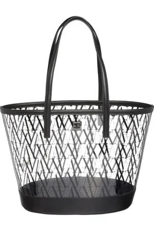 Armani Exchange Taske, Dame, Sort, ONE SIZE, Gennemsigtig Shopper Taske Sort