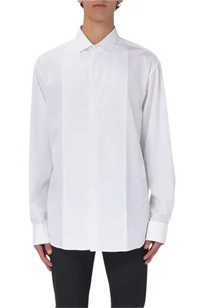 Emporio Armani Skjorte, Herre, Hvid, L, Uld, Klassisk Hvid Formel Skjorte