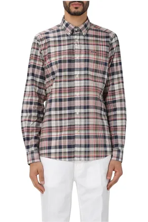Barbour Skjorte, Herre, Flerfarvet, L, Bomuld, Ternet bomuldsskjorte