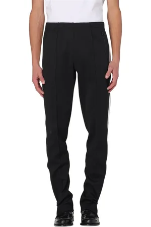 Maison Margiela Bukser, Herre, Sort, M, Polyester, Sorte Track Pants med Stribe