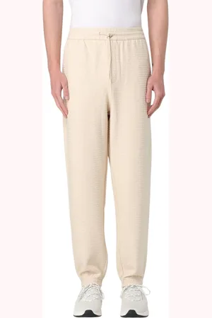 Emporio Armani Bukser, Herre, , L, Elegant Teksturerede Bukser