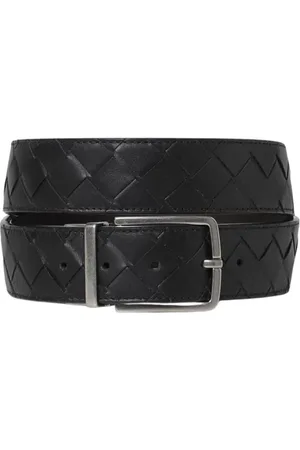 Bottega Veneta Tilbehør, Herre, Sort, 90 CM, Læder, Luksus Læderbælte