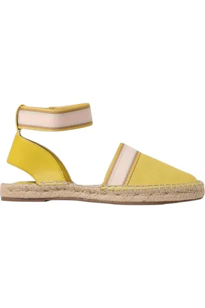 Armani Exchange Sko, Dame, Gul, 39 EU, Uld, Sort Espadrille Sandaler Kvinde Stilfuld