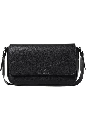 Armani Exchange Taske, Dame, Sort, ONE SIZE, Uld, Sort Skuldertaske med Stil