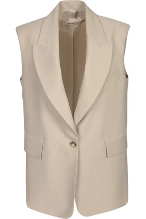 BLANCA Jakke, Dame, , 2XS, Uld, Ærmeløs Vest Minimalistisk Design