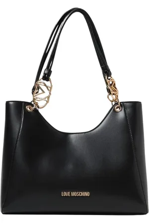 Moschino Taske, Dame, Sort, ONE SIZE, Uld, Sort Kæde Skuldertaske