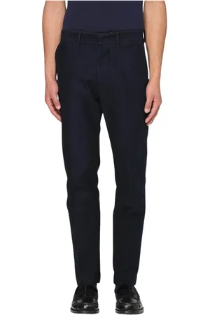 Tom Ford Bukser, Herre, Blå, W33, Bomuld, Elegante Beige Bukser
