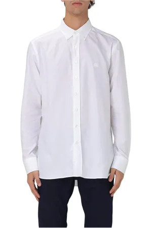 Etro Skjorte, Herre, Hvid, L, Bomuld, Elegant Langærmet Skjortekjole