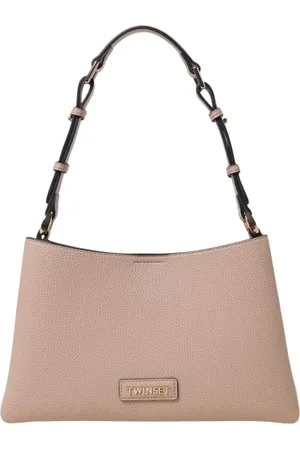Twin-Set Taske, Dame, Lyserød, ONE SIZE, Uld, Elegant Sort Håndtaske