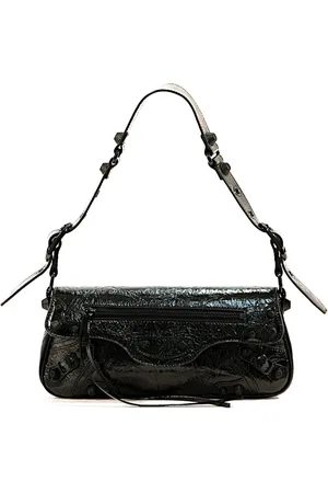 Balenciaga Taske, Dame, Sort, ONE SIZE, Uld, Stilfuld Lædertaske