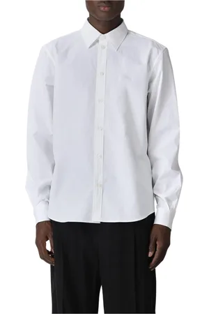 Msgm Skjorte, Herre, Hvid, XL, Bomuld, Klassisk Hvid Poplin Skjorte