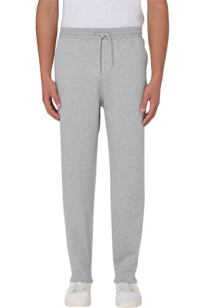 Brunello Cucinelli Bukser, Herre, Grå, XL, Uld, Fleksible Grå Sweatpants