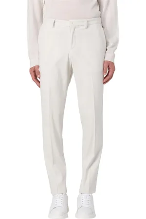 HUGO BOSS Bukser, Herre, , 4XL, Bomuld, Gule Creme Slim Fit Bukser