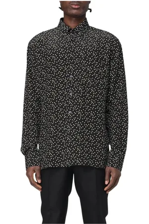 Tom Ford Skjorte, Herre, Sort, 2XL, Silkeprik Skjorte