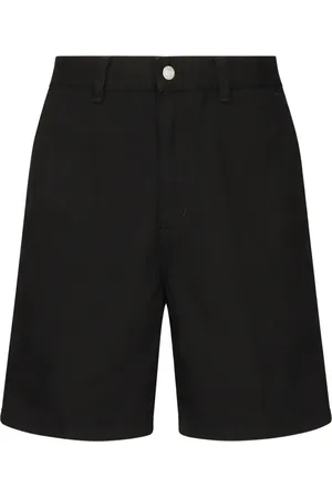 Carhartt Shorts, Herre, Sort, S, Denim, Sorte Shorts med Tredobbelt Syning