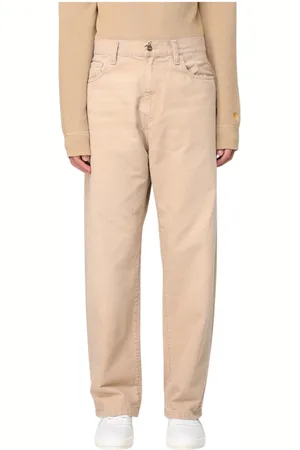 Carhartt Bukser, Herre, Brun, W32, Bomuld, Brun Afslappet Regular Fit Bukser