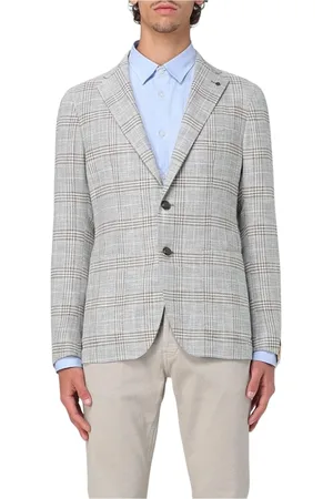 TAGLIATORE Jakke, Herre, Flerfarvet, L, Klassisk enkeltknap blazer
