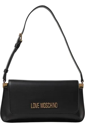 Moschino Taske, Dame, Sort, ONE SIZE, Uld, Sort skuldertaske til kvinder