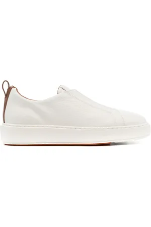 santoni Sko, Dame, Hvid, 39 EU, Læder, Slip-On Sneakers