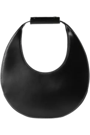 Staud Taske, Dame, Sort, ONE SIZE, Månetaske med buet håndtag