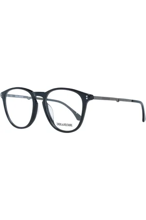 Zadig & Voltaire Tilbehør, Herre, Sort, ONE SIZE, Uld, Sorte Herre Optiske Briller Rund Stil