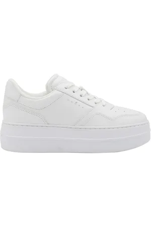 Hogan Sko, Dame, Hvid, 36 EU, Læder, Hvide Lædersneakers Oversize Sål
