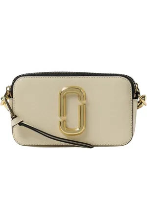 Marc Jacobs Taske, Dame, , ONE SIZE, Læder, Hvidt Læder Crossbody Kamerataske