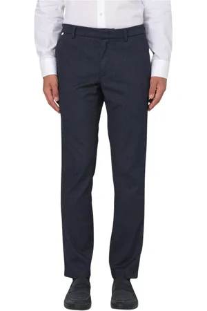 HUGO BOSS Bukser, Herre, Blå, 3XL, SlimFit Blå Bukser