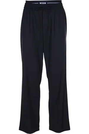 Msgm Bukser, Herre, Sort, XL, Uld, Sorte Stilfulde Bukser