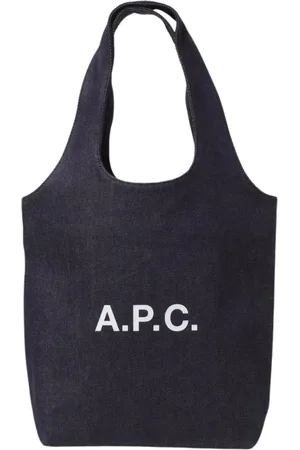 A.P.C. Taske, Dame, Blå, ONE SIZE, Uld, Blå Skuldertaske Elegant Minimalistisk Design
