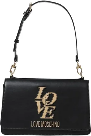 Moschino Taske, Dame, Sort, ONE SIZE, Uld, Sort Skuldertaske Kvinde Stilfuldt Tilbehør