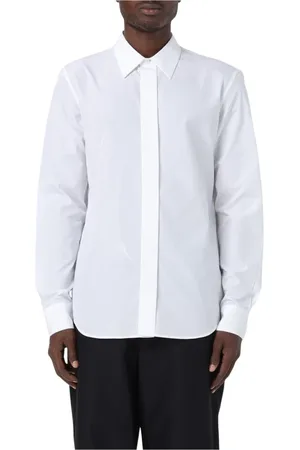 Alexander McQueen Skjorte, Herre, Sort, 2XL, Bomuld, Sort Poplin Skjorte til Mænd