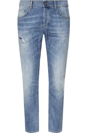 Dondup Jeans, Herre, Blå, W34, Denim, Blå Slim Fit Jeans