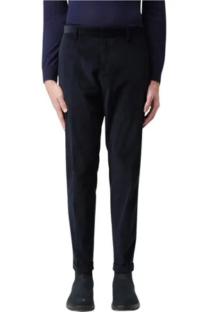 Paul Smith Bukser, Herre, Blå, W34, Bomuld, Slim Fit Corduroy Bukser Blå