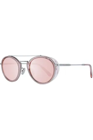 Omega Tilbehør, Herre, Lyserød, ONE SIZE, Uld, Rosa Aviator Solbriller